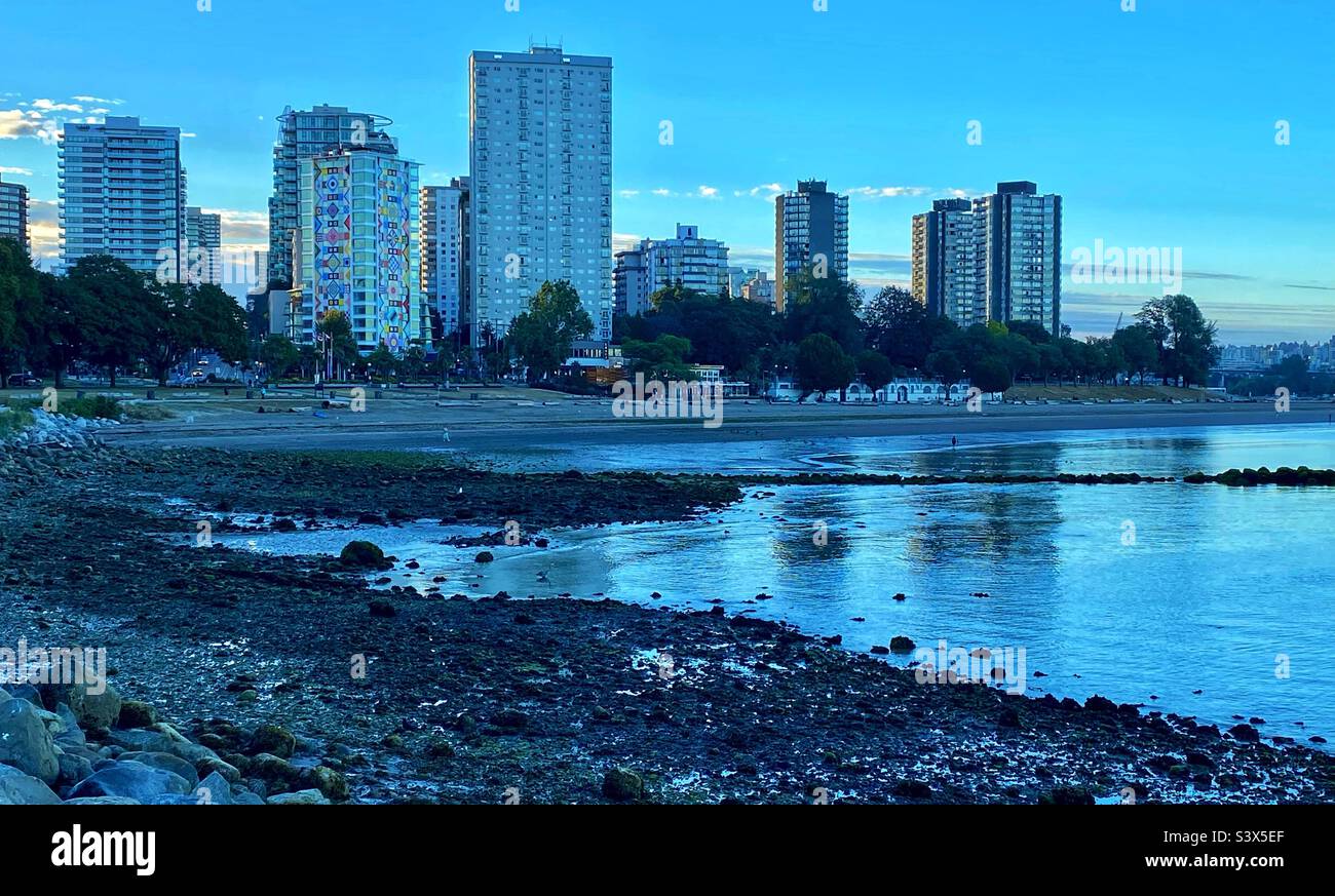 English bay beach. Vancouver Stock Photo