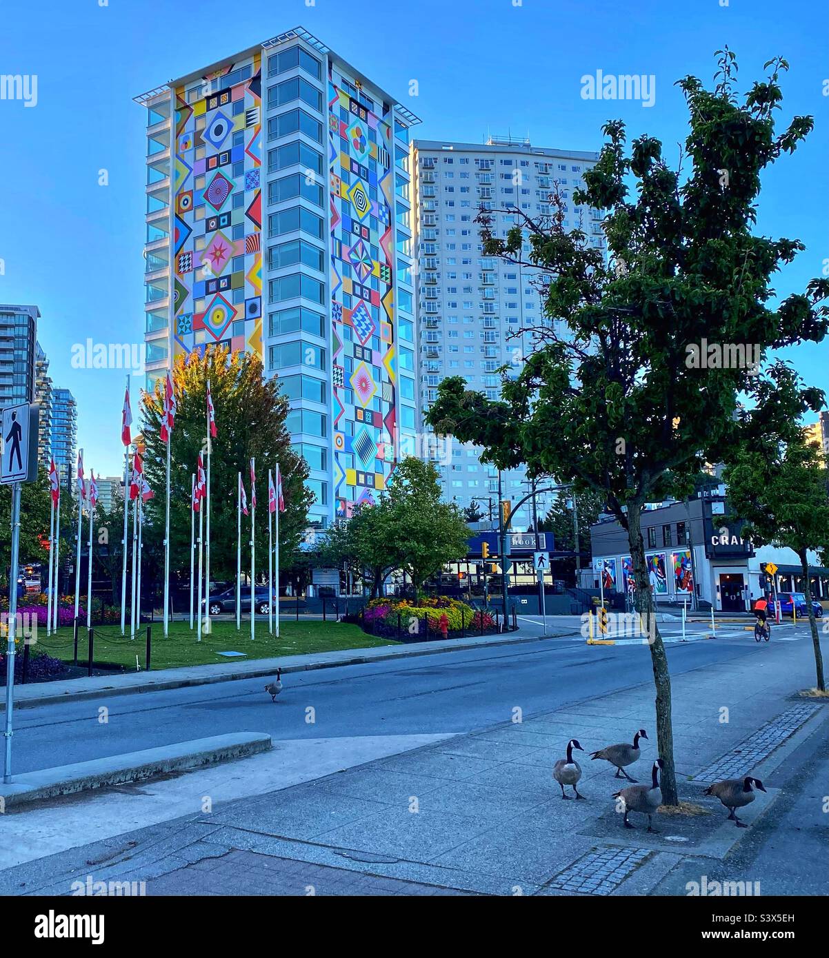 English bay beach. Vancouver - Smartphone Captured Stock Image