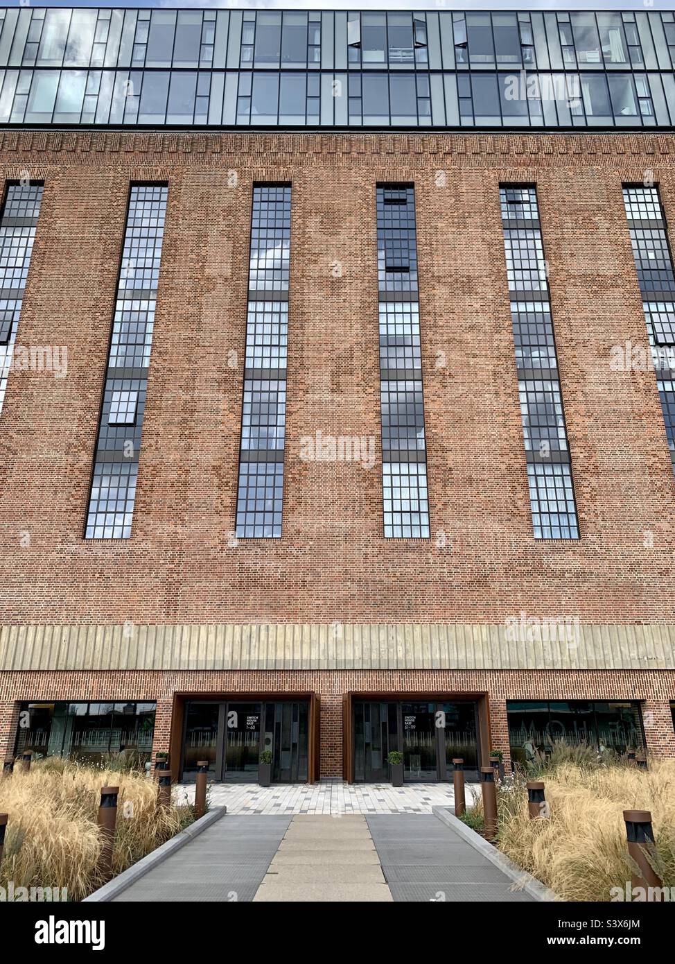Battersea Power Station apartment entrance Stock Photo Alamy