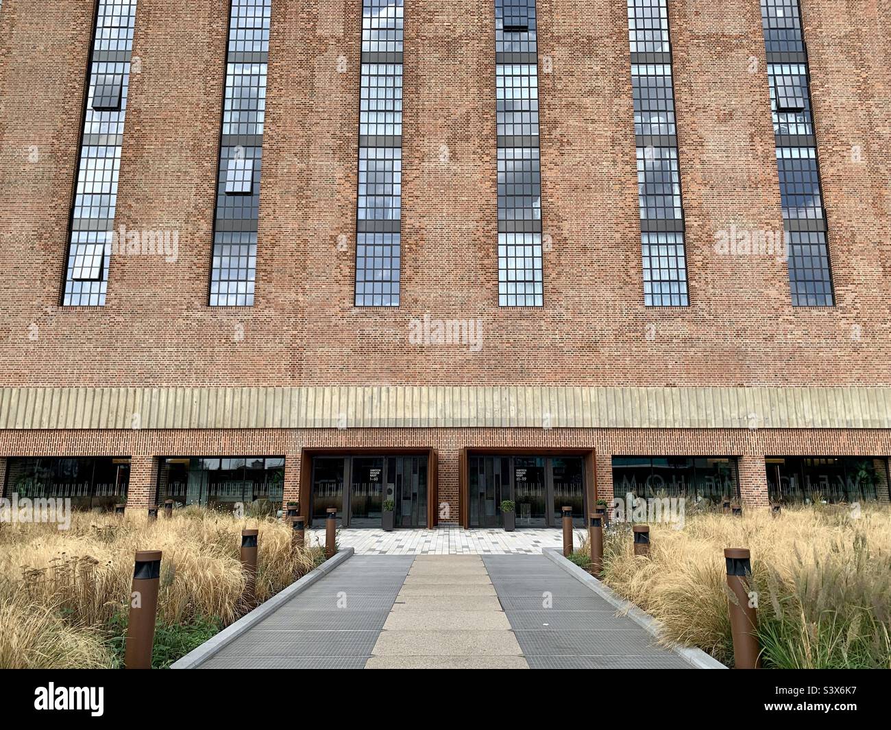 Battersea Power Station apartment entrance Stock Photo Alamy