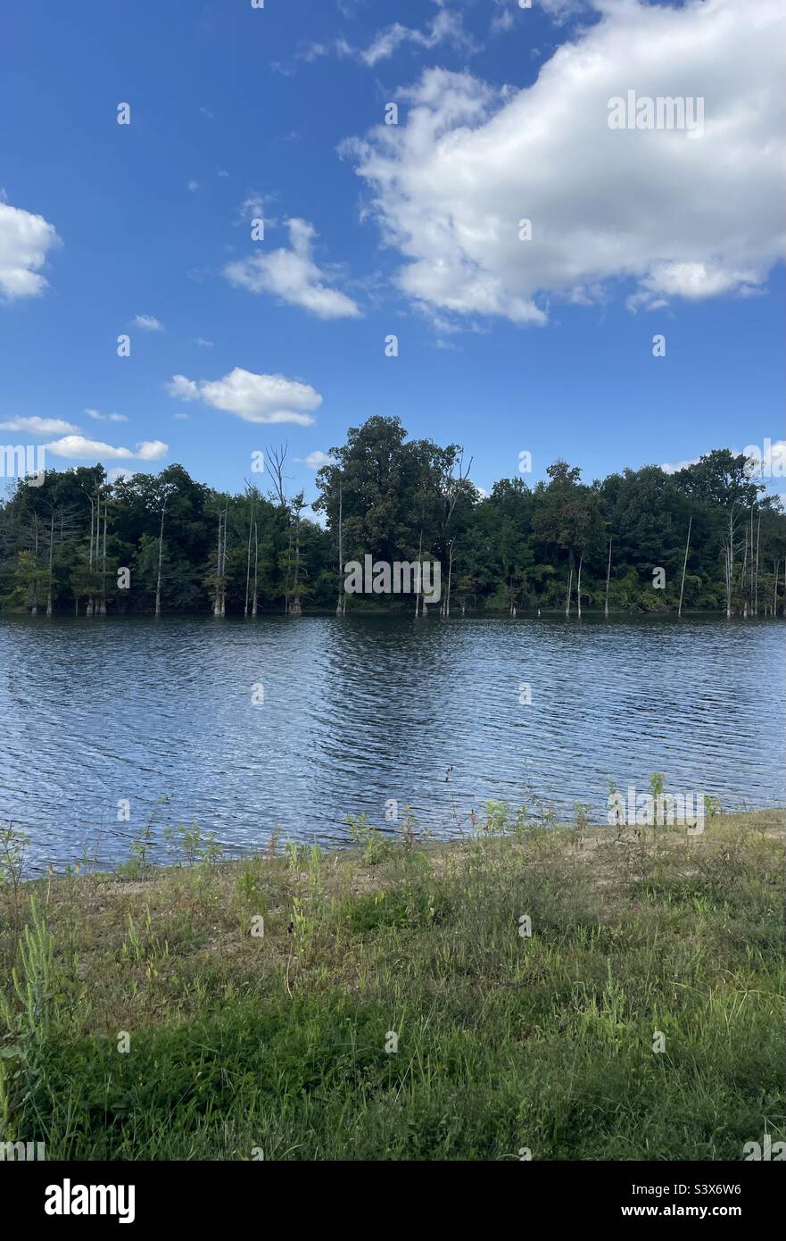 Big Turner Lake Stock Photo Alamy