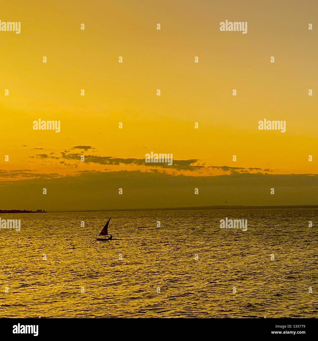 Pemba Bay, Mozambique - Smartphone Captured Stock Image