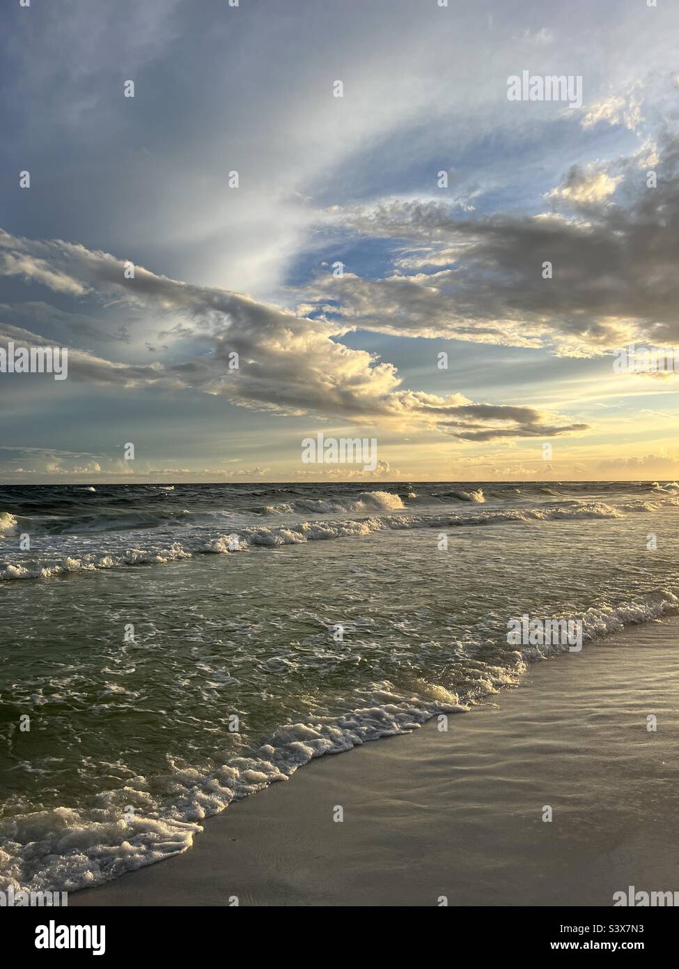 Florida beach sunset - Smartphone Captured Stock Image