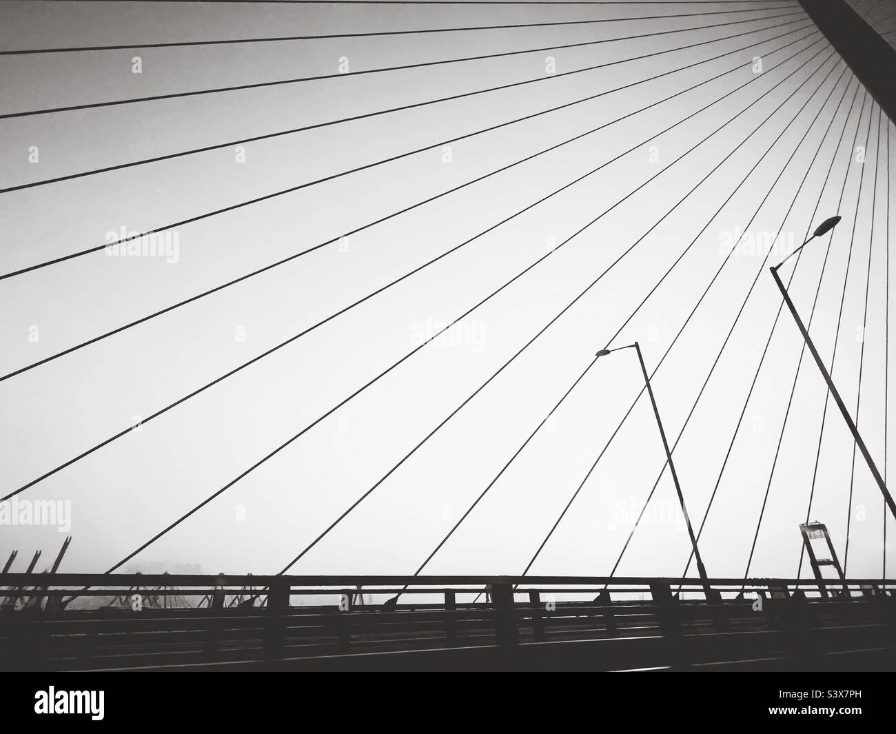 Crossing the bridge - Smartphone Captured Stock Image