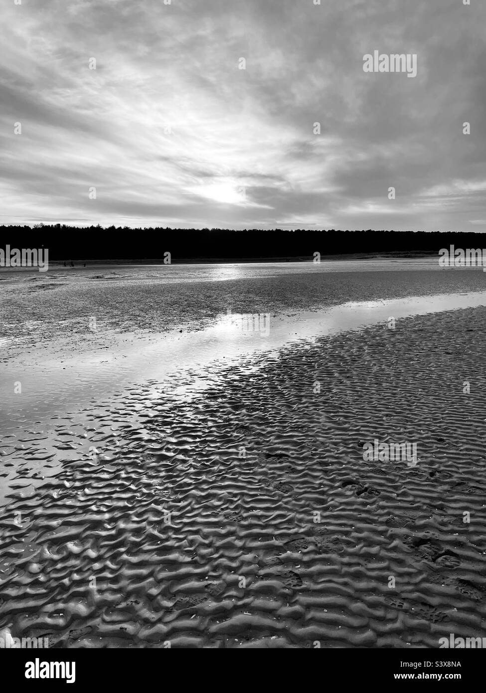 Holkham beach - Smartphone Captured Stock Image