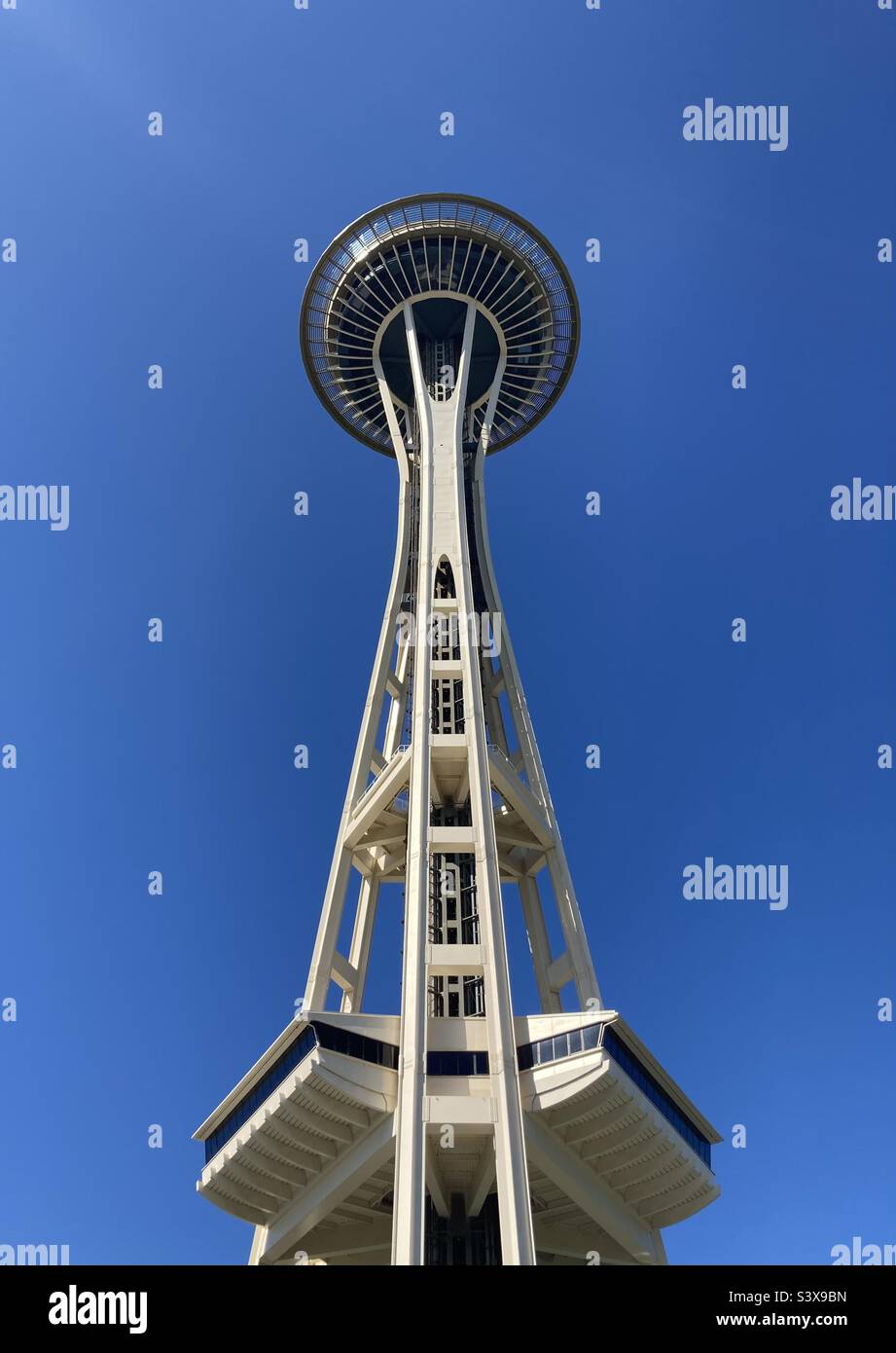 Seattle Space Needle Washington State Stock Photo