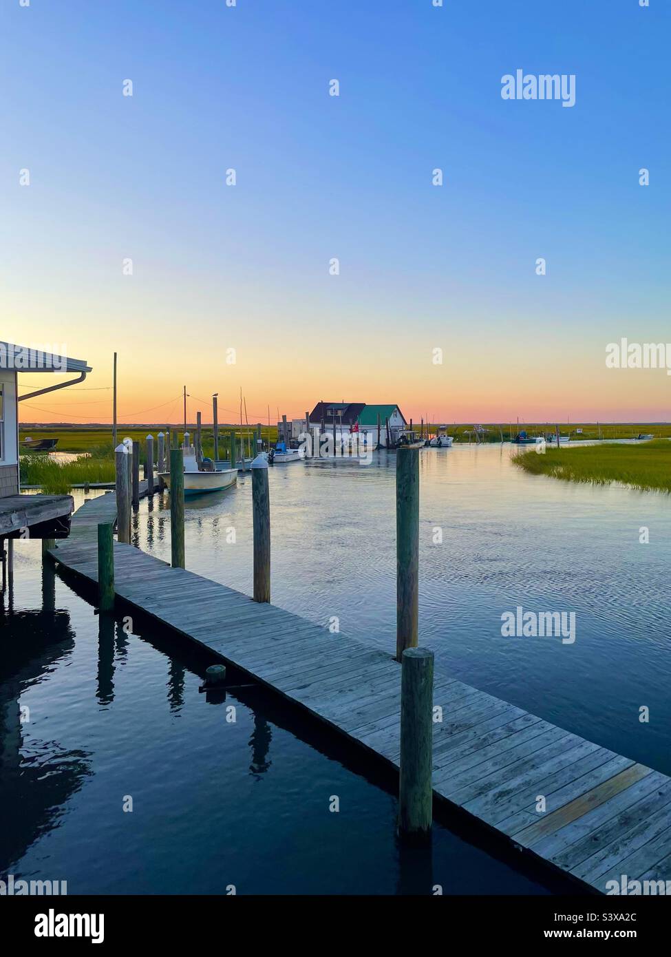 Oyster creek bay Stock Photo Alamy