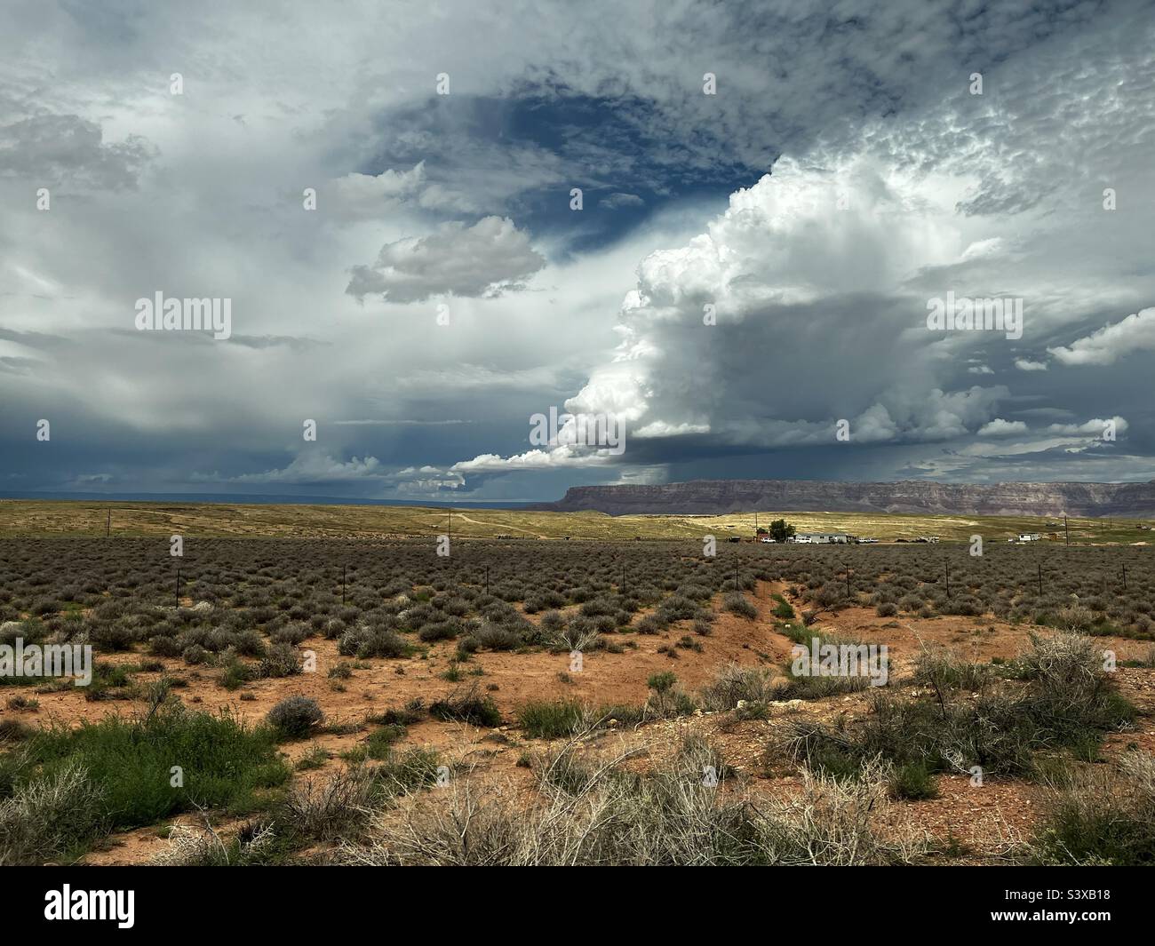 Dramatic scenery in Nevada, USA Stock Photo