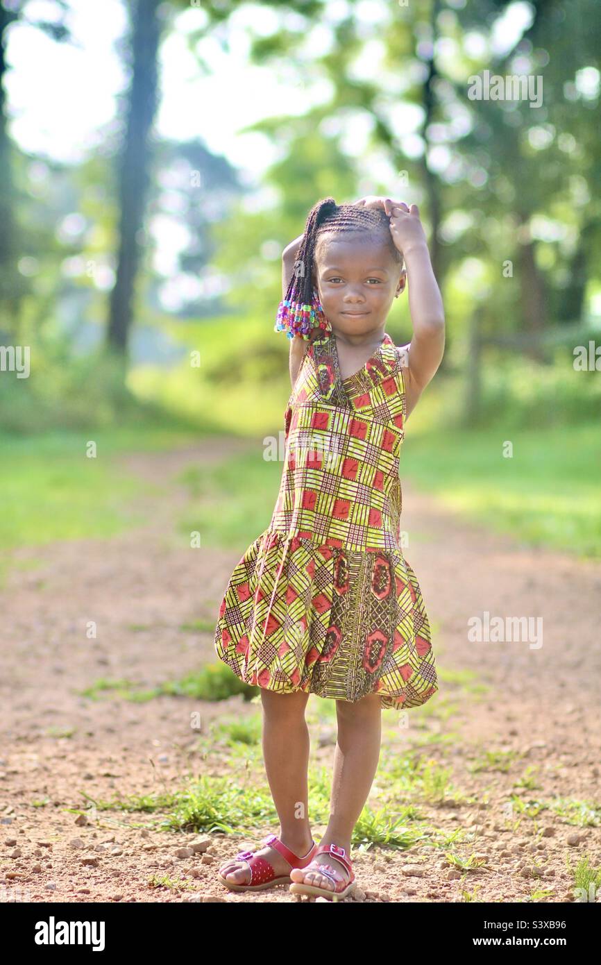 Kid african dresses hi res stock photography and images Alamy
