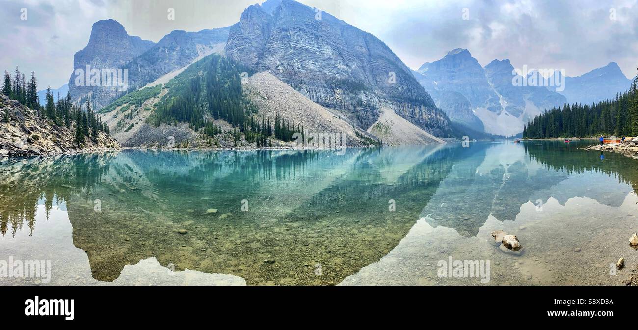Moraine lake. Canada. Stock Photo