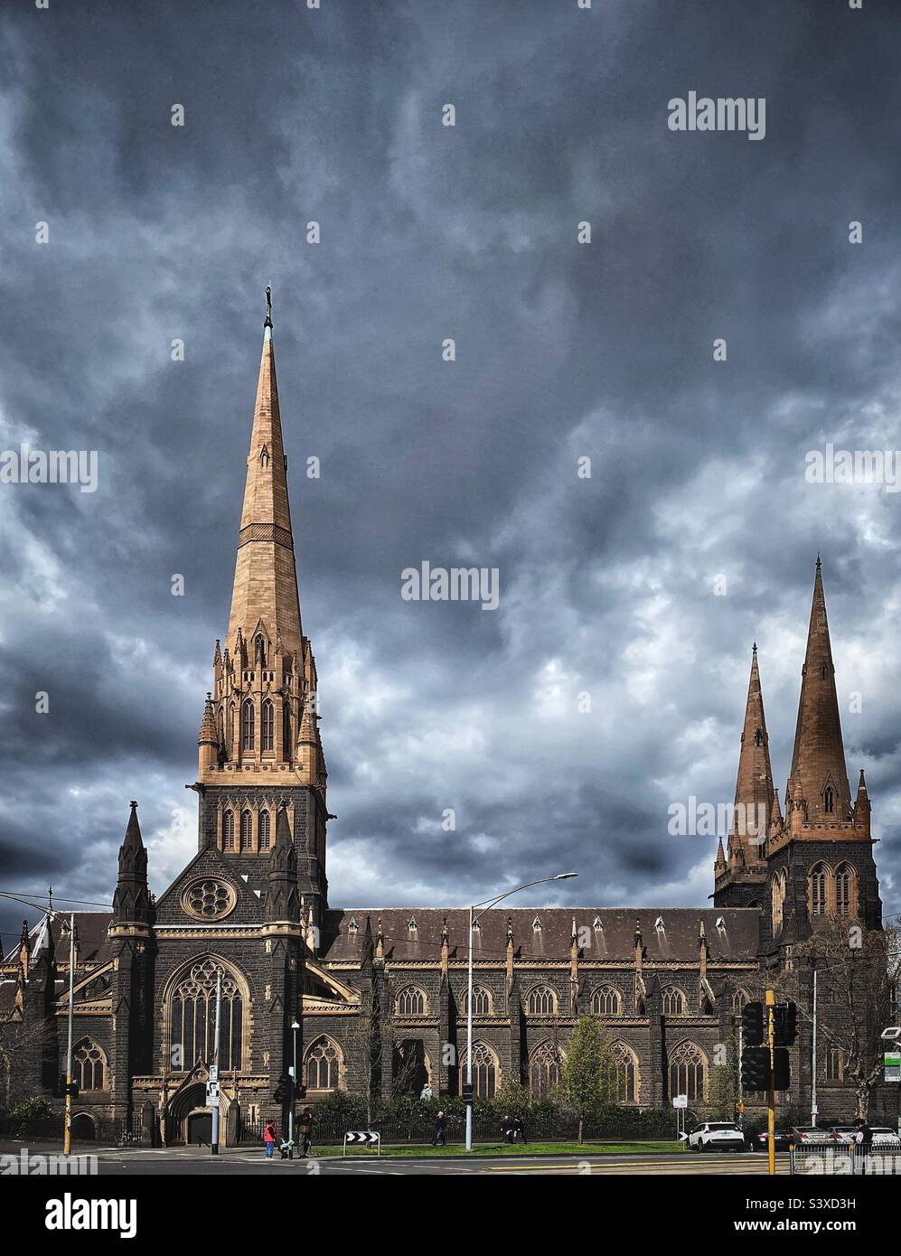 Saint Patrick’s Metropolitan Cathedral in Melbourne, Australia. - Smartphone Captured Stock Image