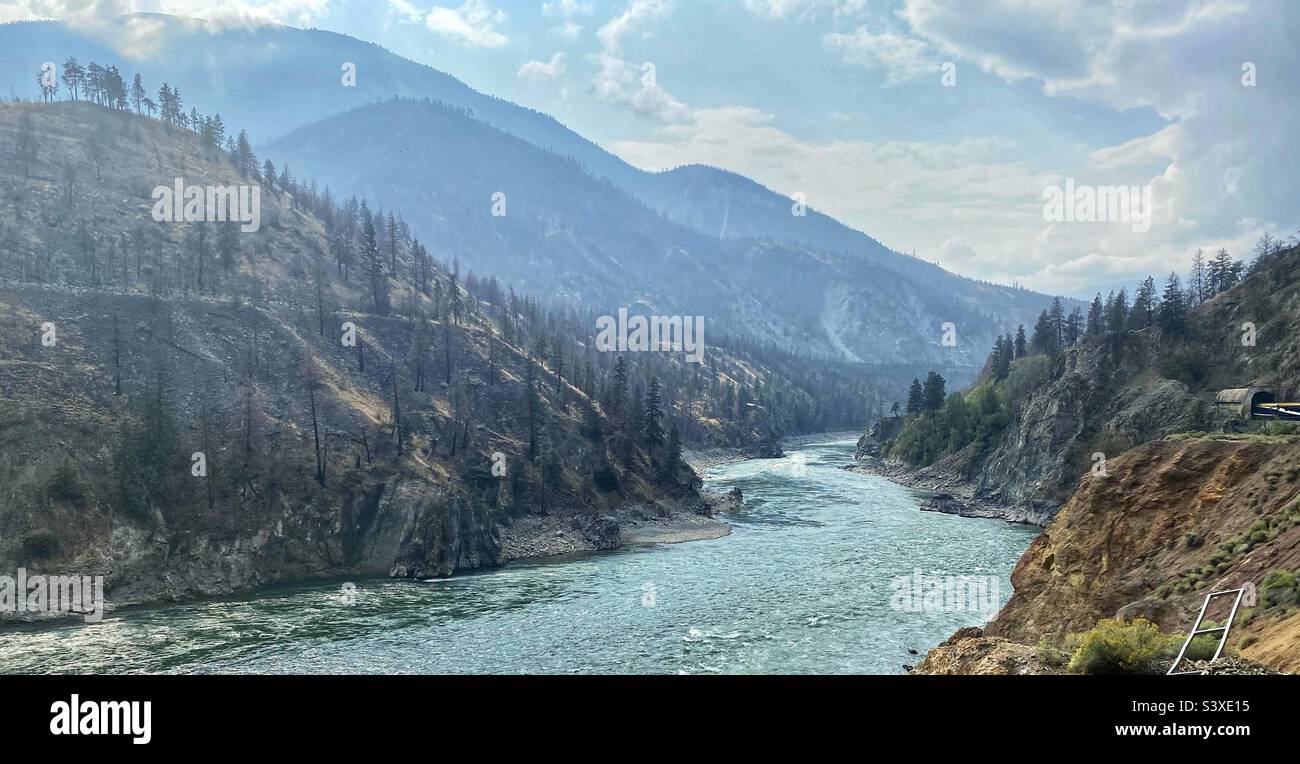 Rocky mountaineer Canada Stock Photo