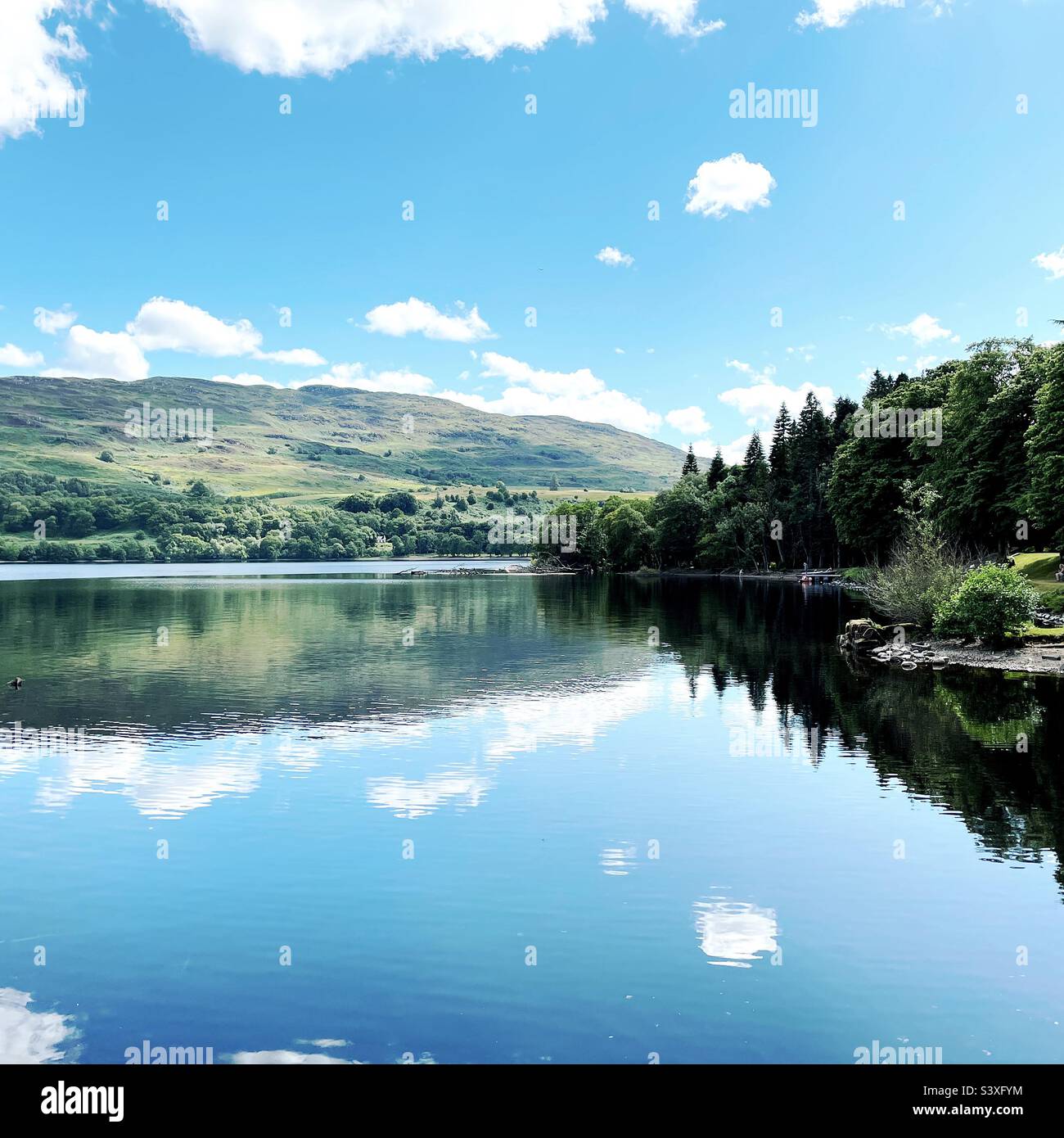 Loch Ness at Fort Augustus, Scotland Stock Photo Alamy