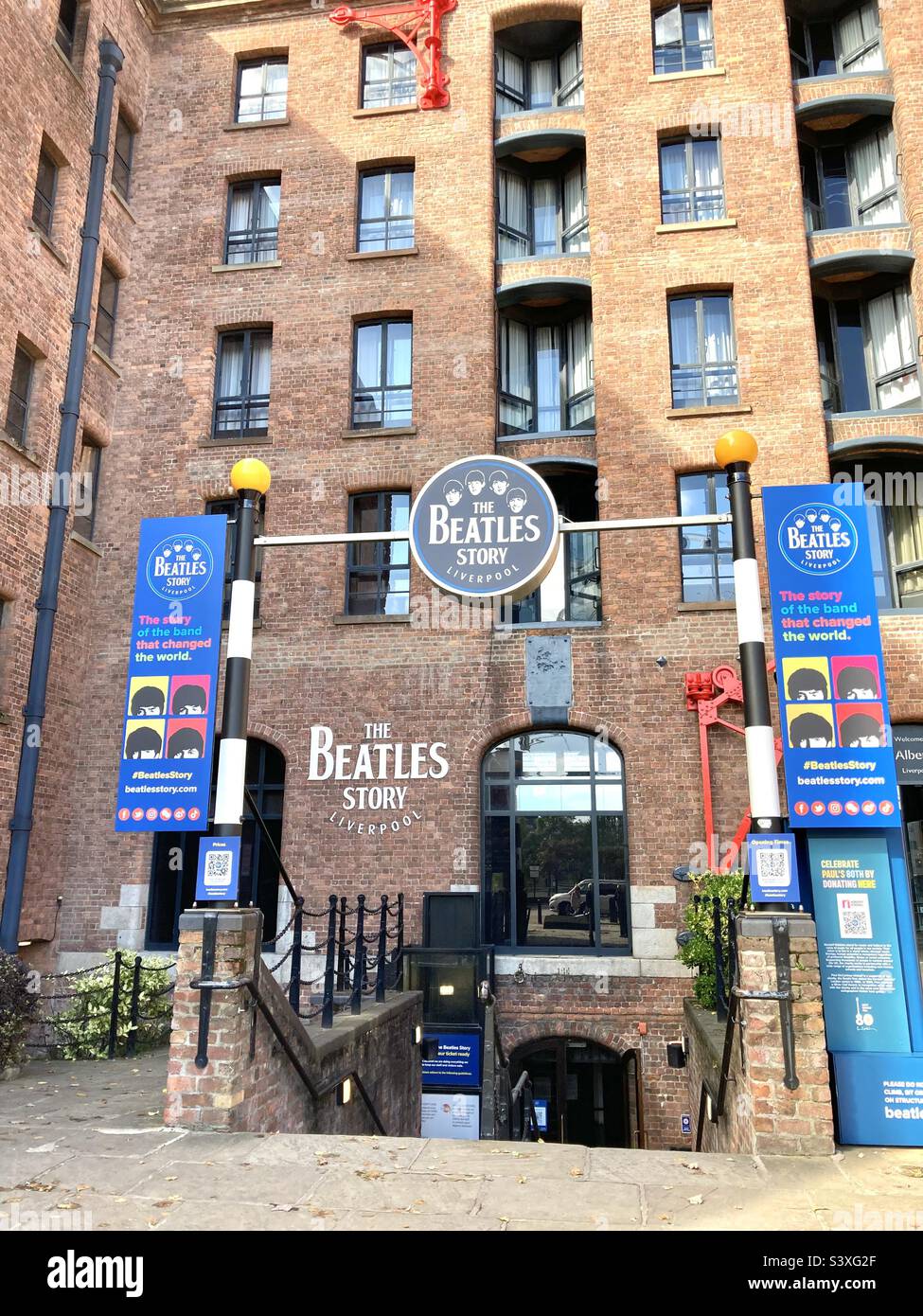 The Beatles Story Liverpool - Smartphone Captured Stock Image
