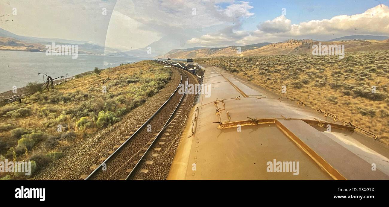 Rocky mountaineer Canada - Smartphone Captured Stock Image