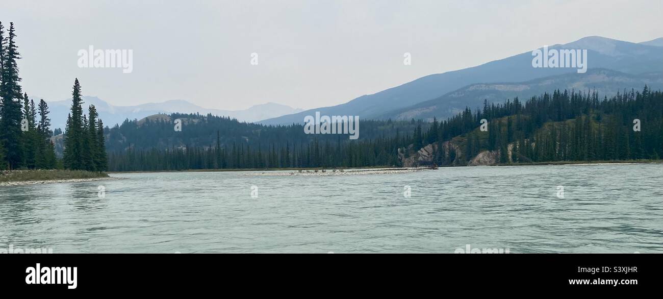 Athabasca river. Canada Stock Photo Alamy
