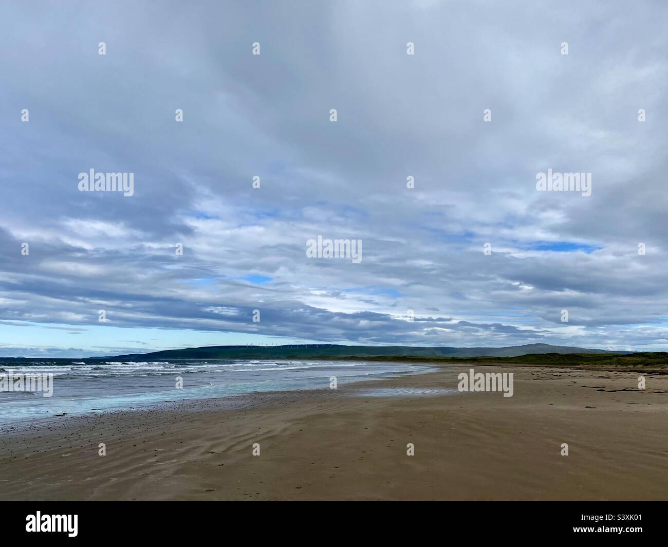 Machrihanish Beach, Campbeltown, Mull of Kintyre, Scotland Stock Photo