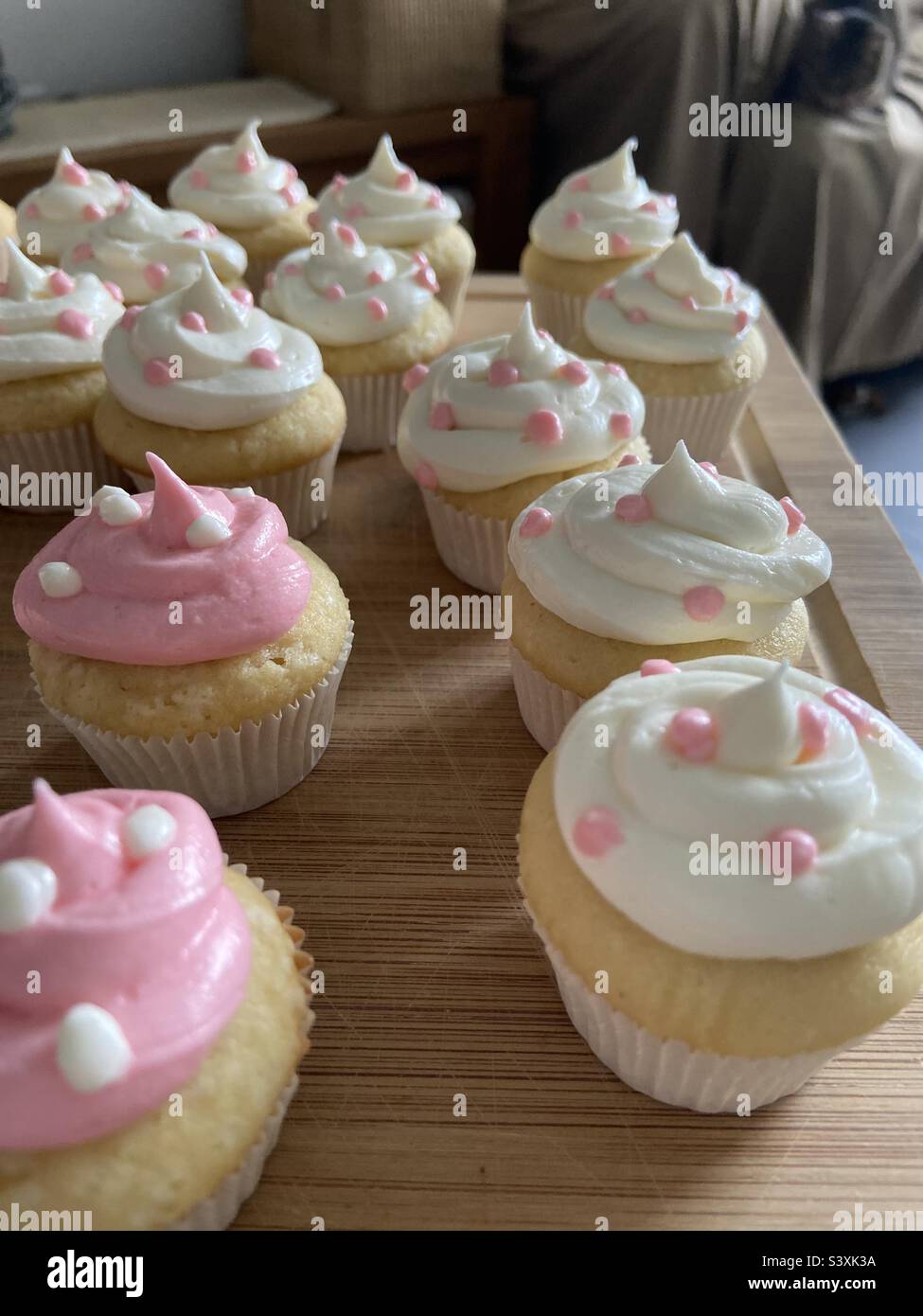 Very Cute mini cupcakes - Smartphone Captured Stock Image