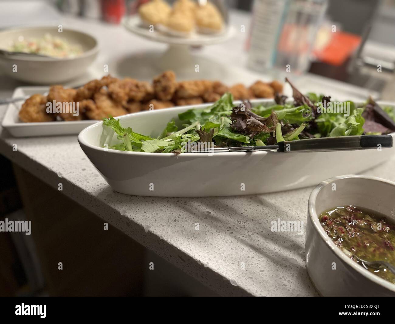 Dinner party - Smartphone Captured Stock Image