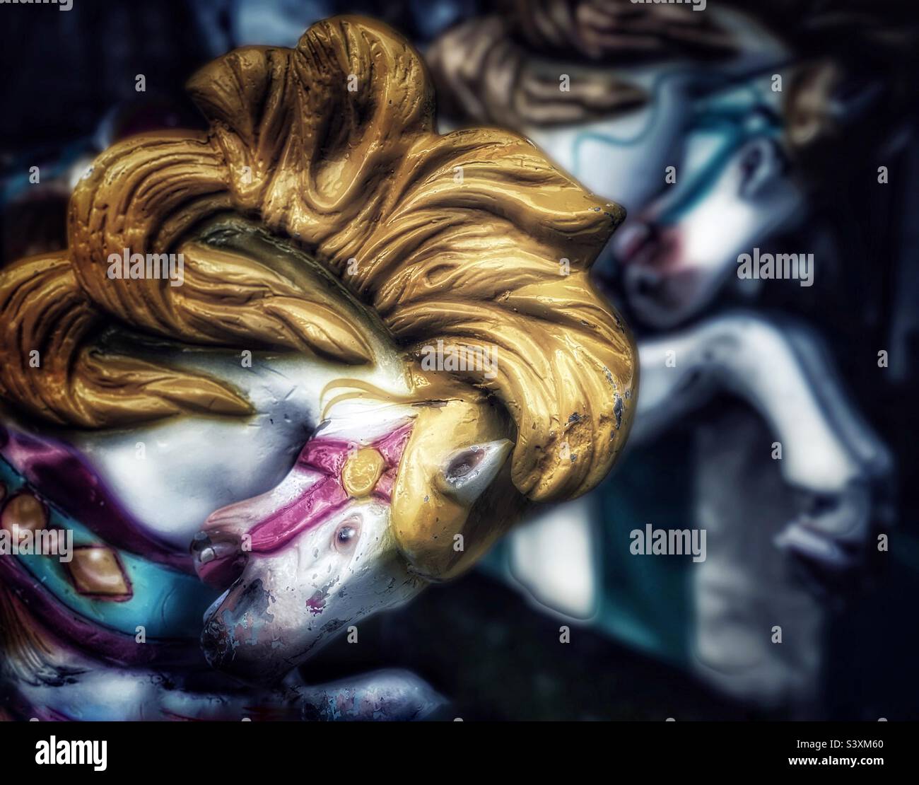 Carnival carousel horse - Smartphone Captured Stock Image