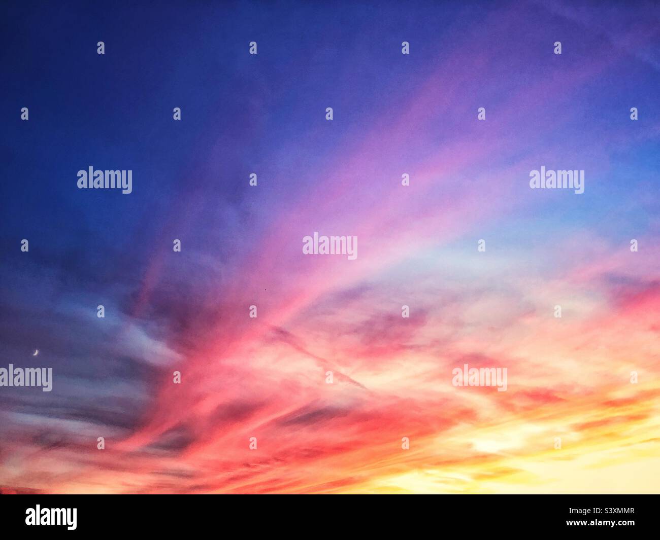 Beautiful night sky. Stock Photo