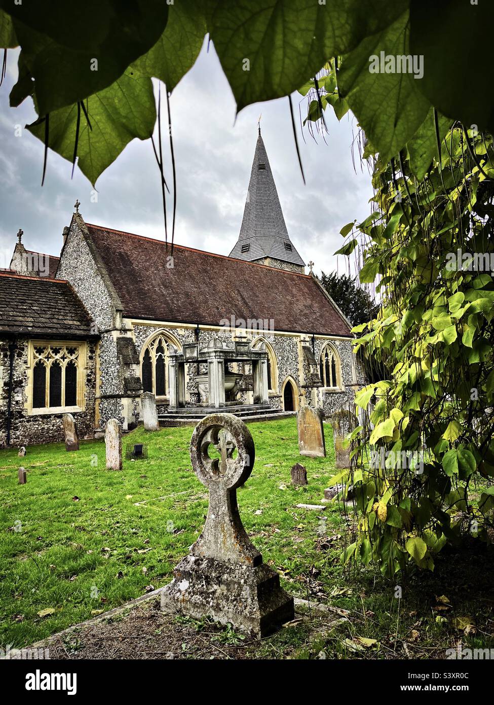 St. Andrew’s church in Cobham, Surrey Stock Photo Alamy