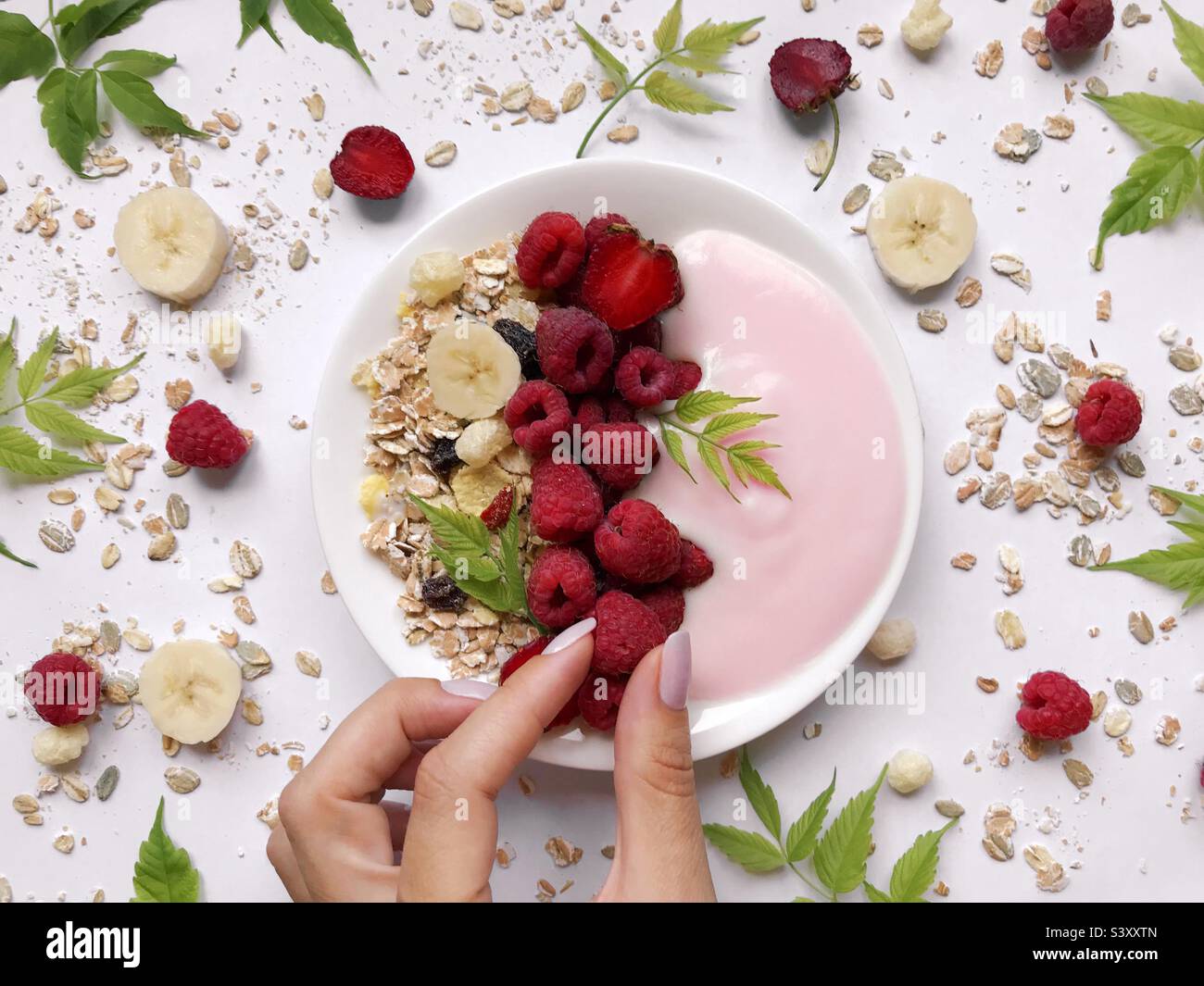 Healthy breakfast Stock Photo