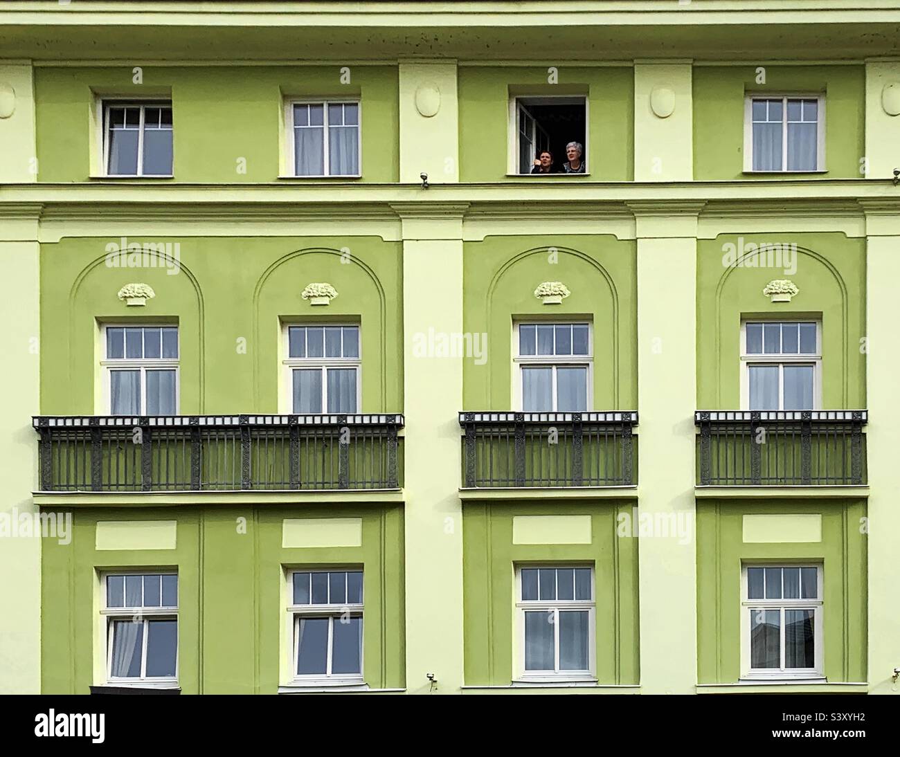 Living in green house - Smartphone Captured Stock Image