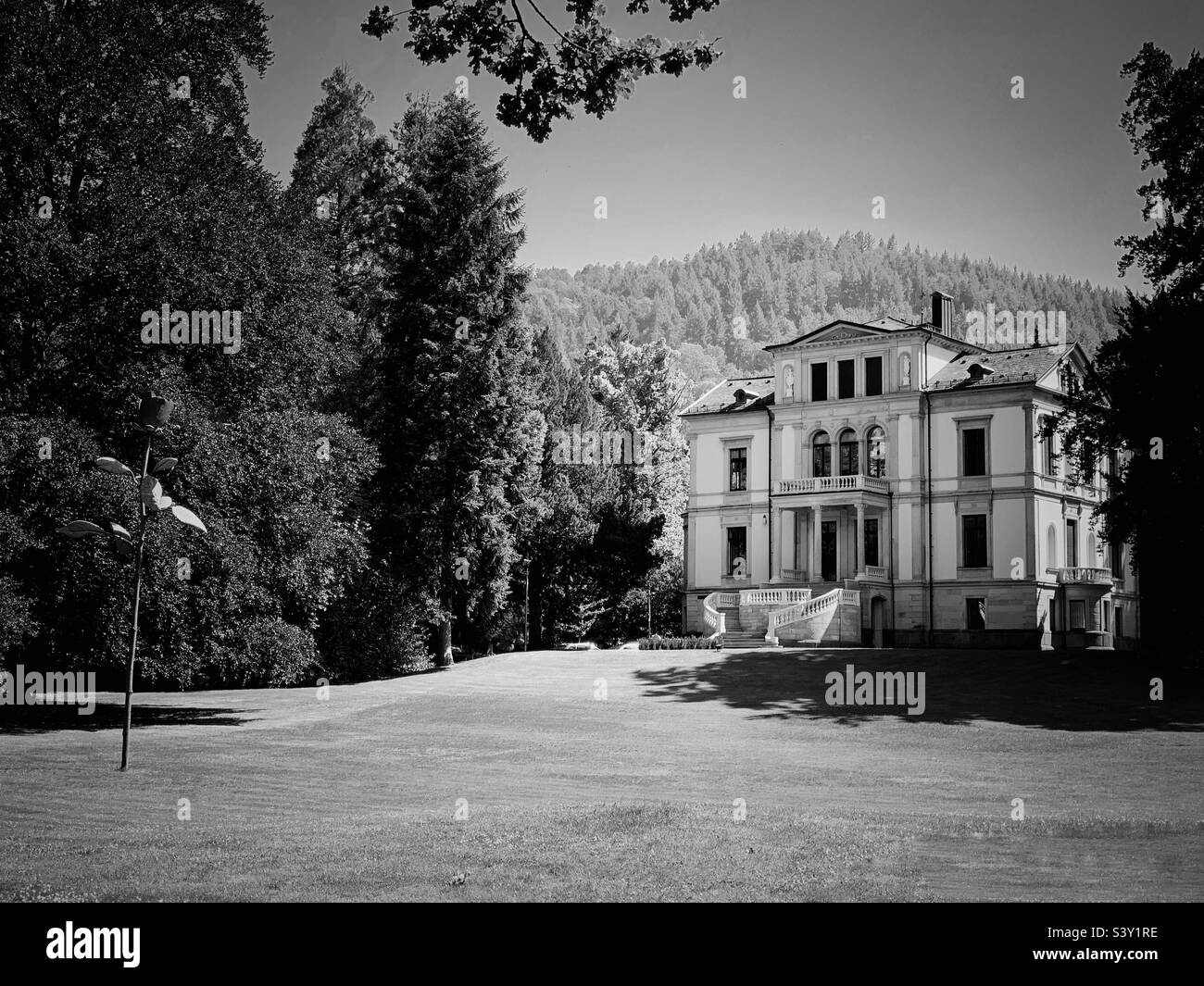 Mansion in BadenBaden Stock Photo Alamy