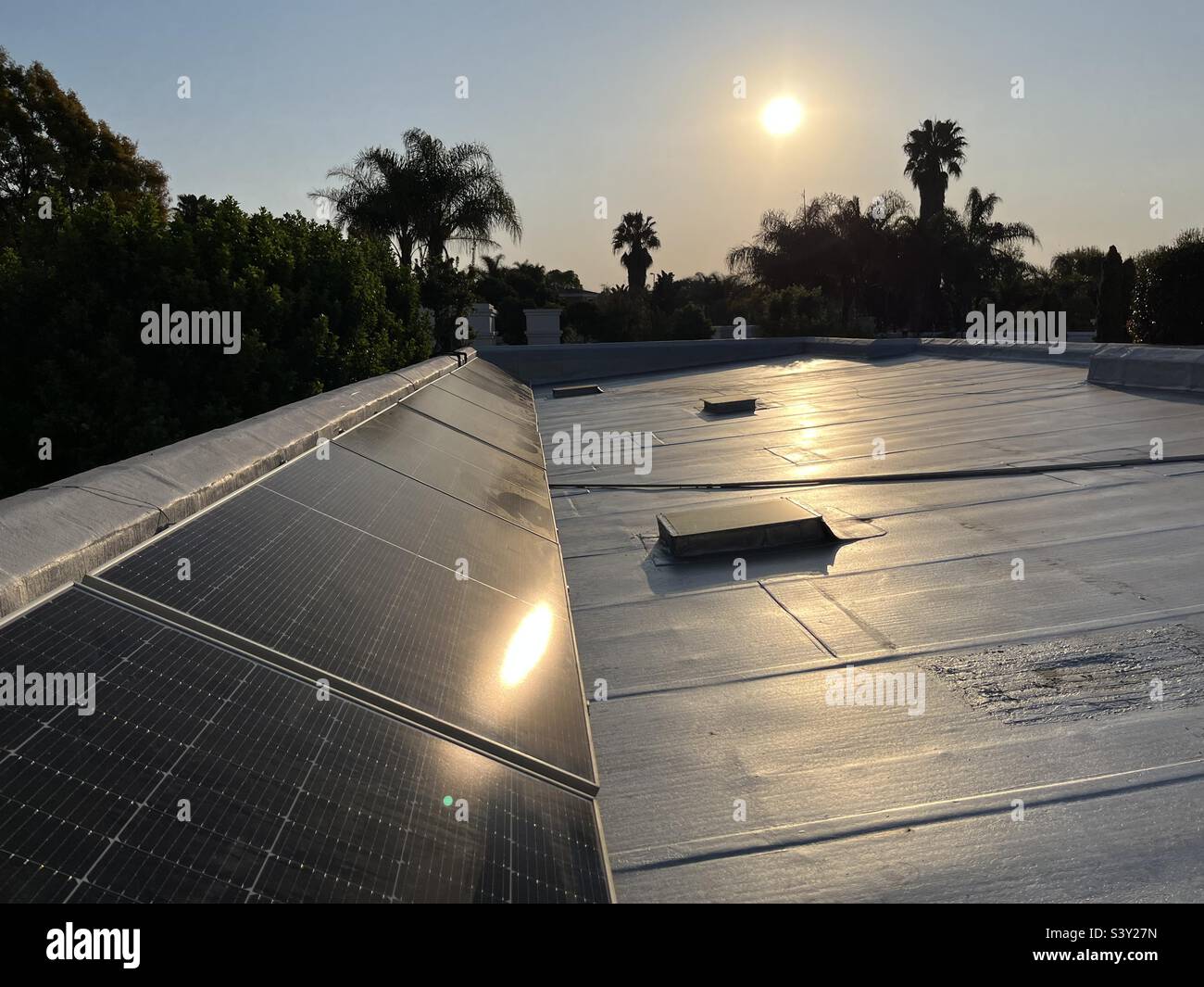 Solar panels Stock Photo