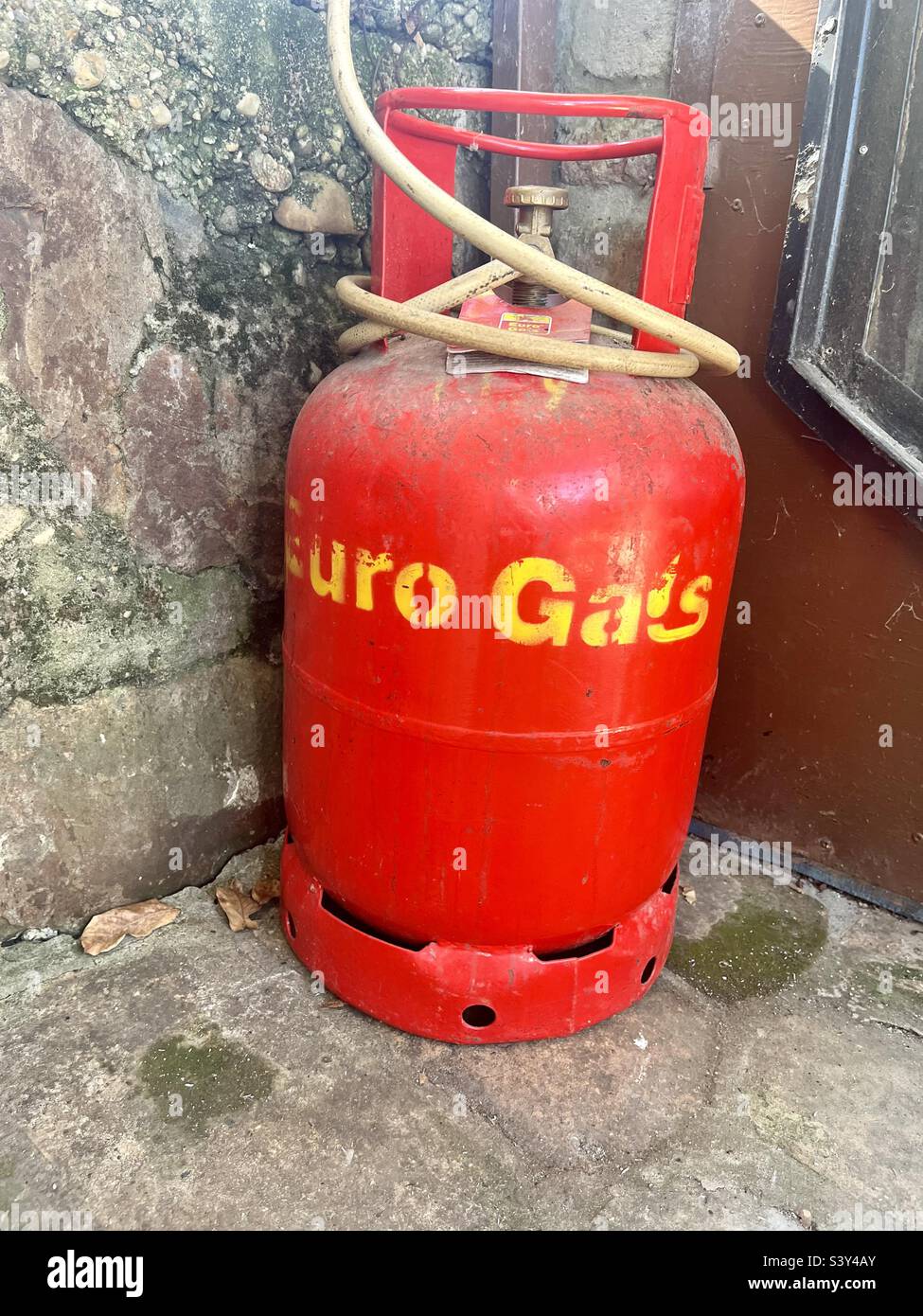 Transport gas bottle Stock Photo Alamy