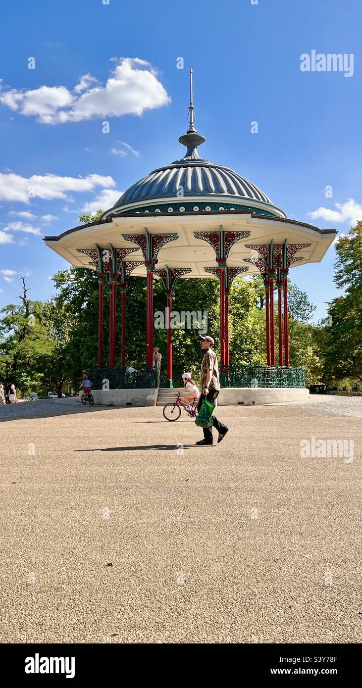 Clapham common bandstand, London in the summer Stock Photo