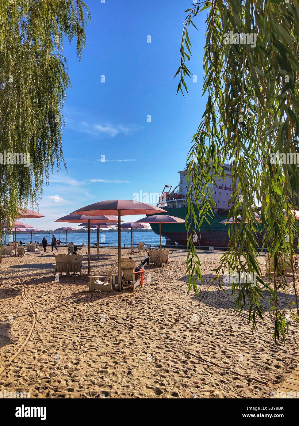 Sugar Beach in Toronto, Canada Stock Photo Alamy