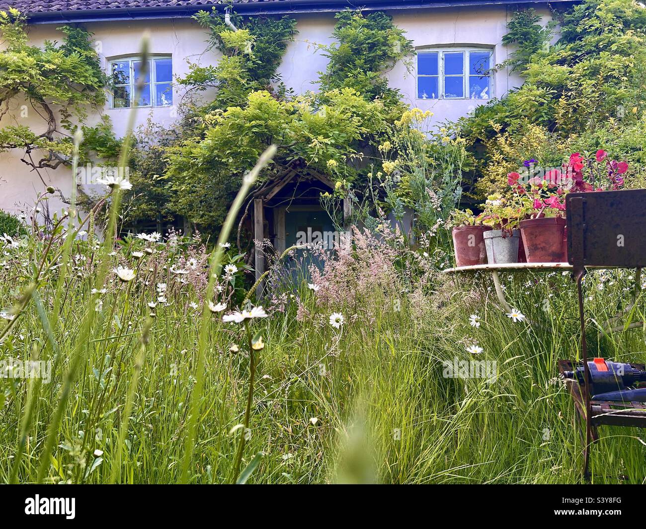 English country cottage garden hi-res stock photography and images - Alamy