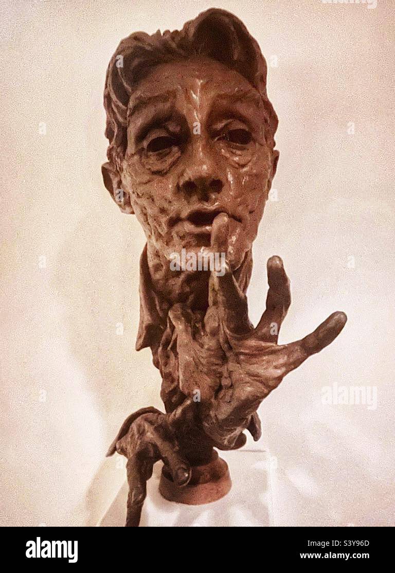 sculpture of the celebrated ‘cockney’ Sir John Barbirolli conducting as