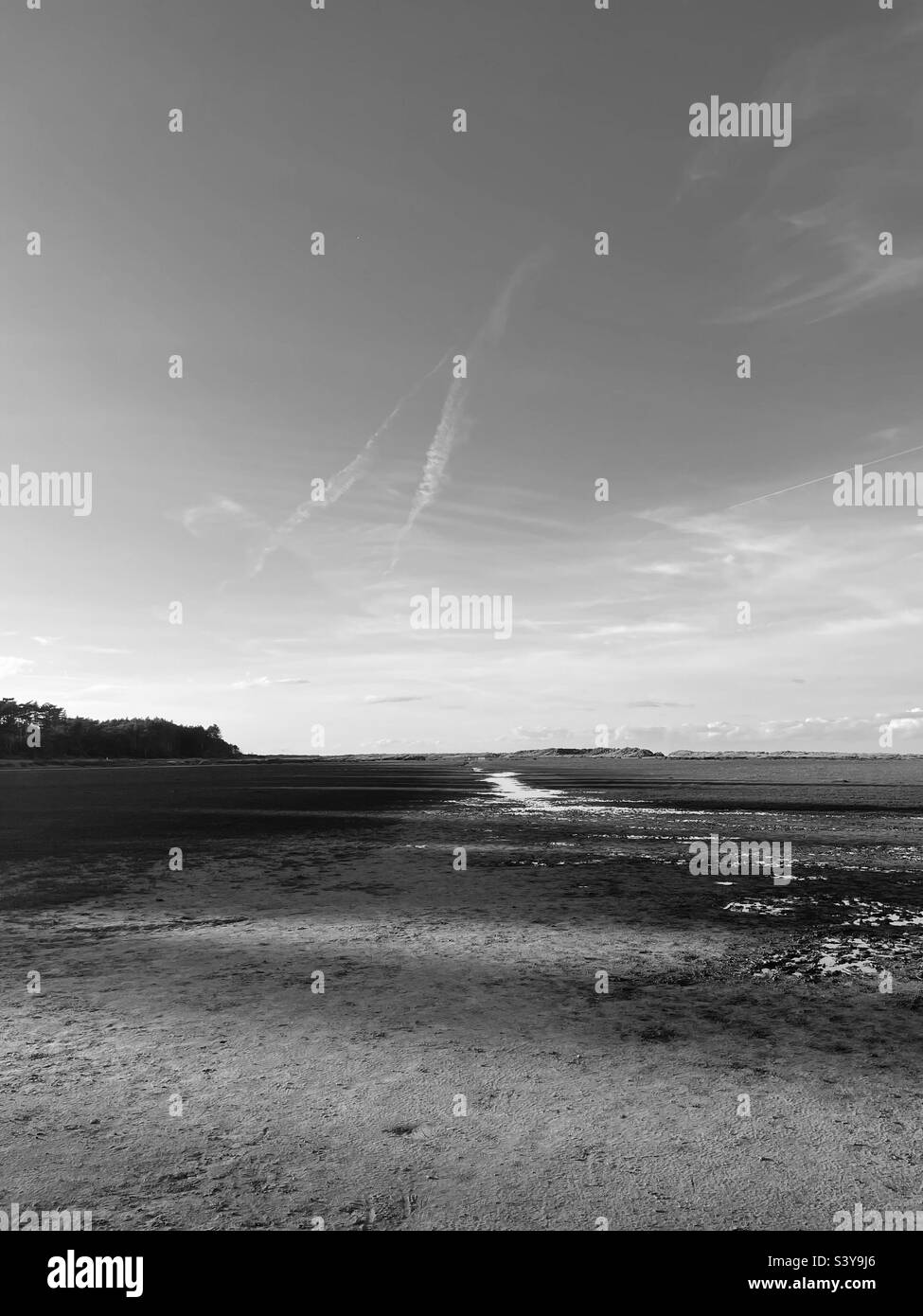 Holkham beach. - Smartphone Captured Stock Image