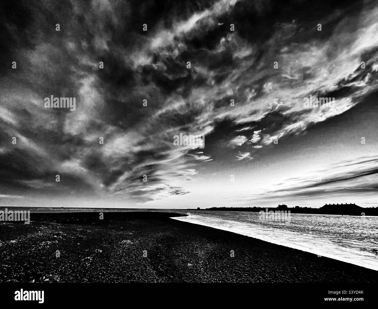 River Deben estuary Bawdsey Ferry Suffolk - Smartphone Captured Stock Image
