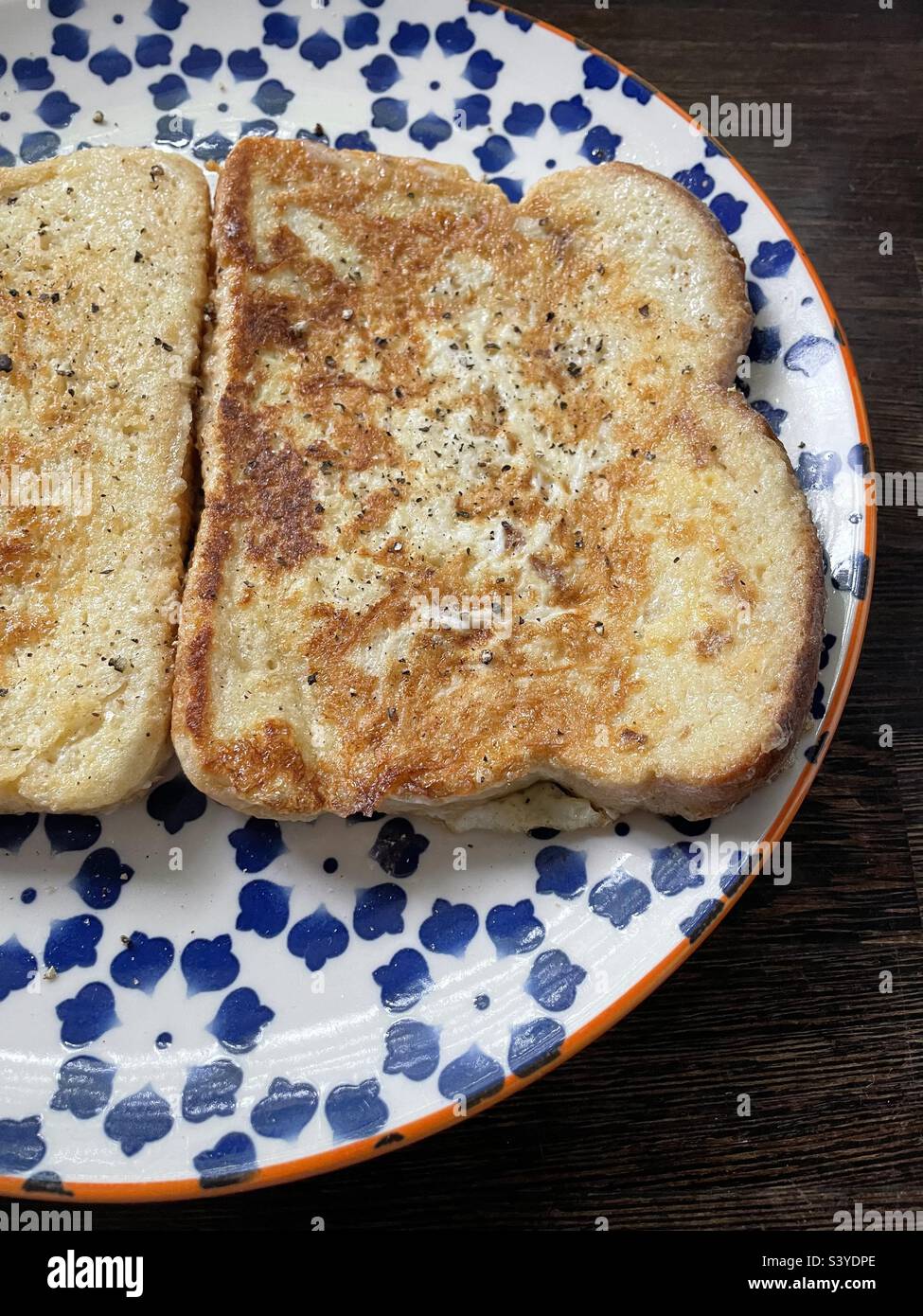 Eggy bread for breakfast. Also called French toast and Gypsy toast
