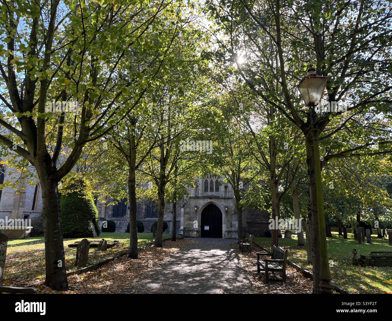 Holy Trinity Church, Stratford-upon-Avon, Warwickshire, UK - Smartphone Captured Stock Image