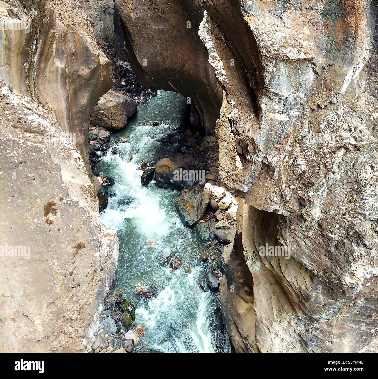 Box Canyon Falls in Colorado Stock Photo Alamy