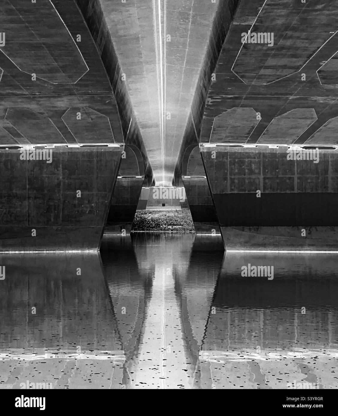 Under the bridge downtown Stock Photo Alamy
