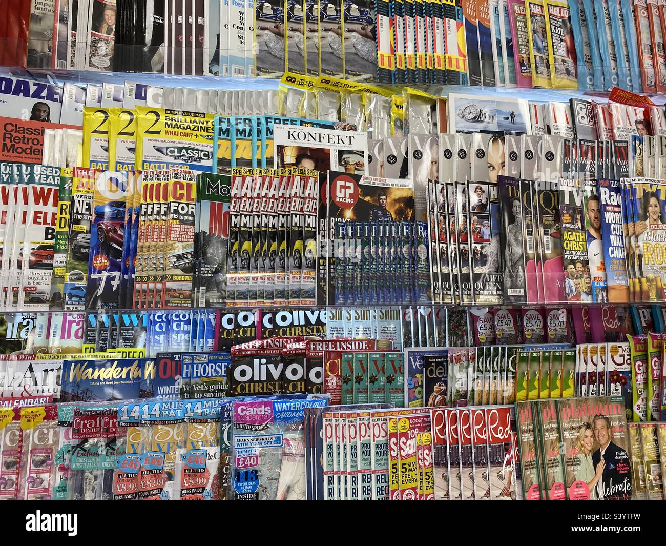 Magazine OCD Stock Photo