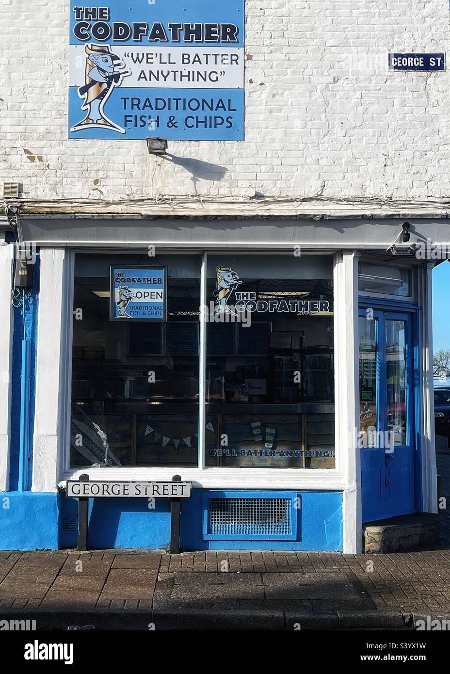 Fish and Chip shop called the Codfather in Ryde on the Isle of Wight