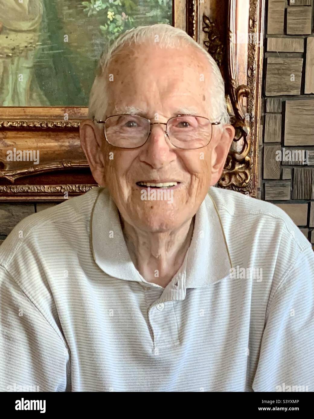 Senior portrait - Smartphone Captured Stock Image