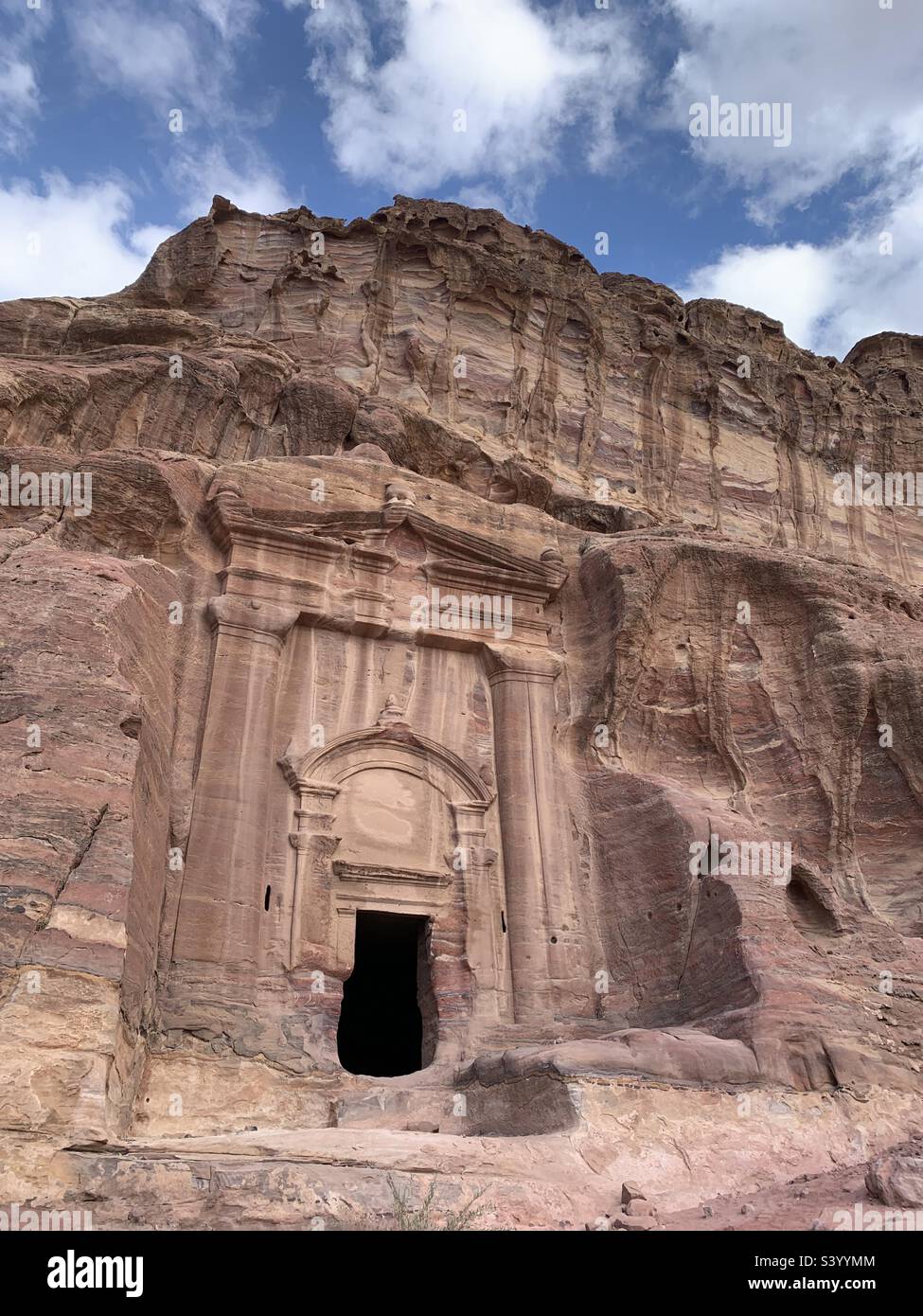 Doorway Petra Jordan - Smartphone Captured Stock Image