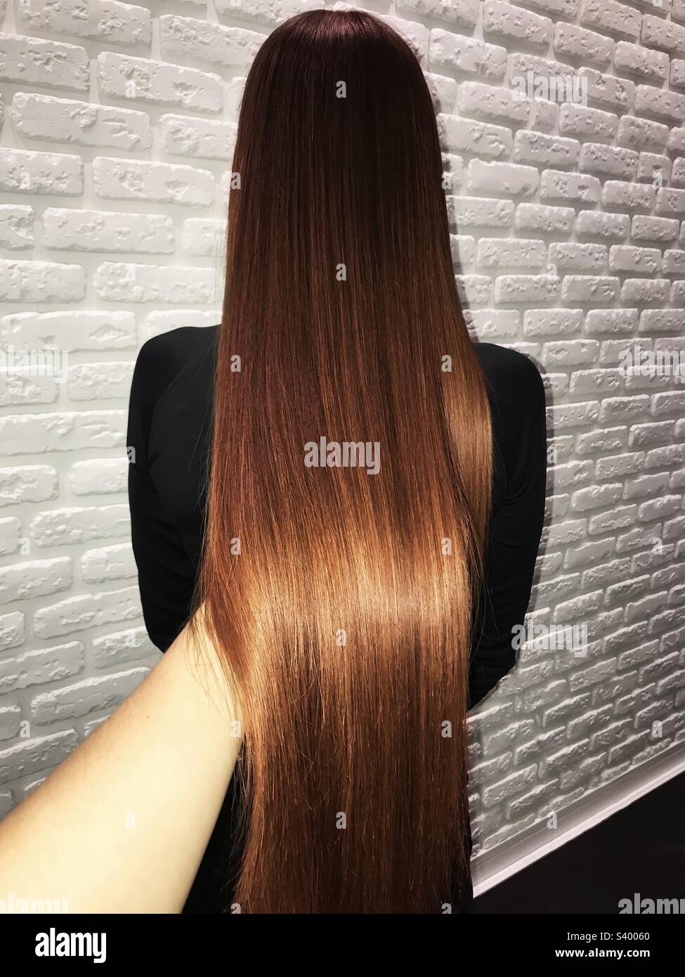 Long hair - Smartphone Captured Stock Image