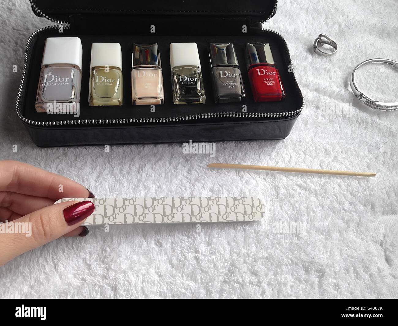 Manicure - Smartphone Captured Stock Image