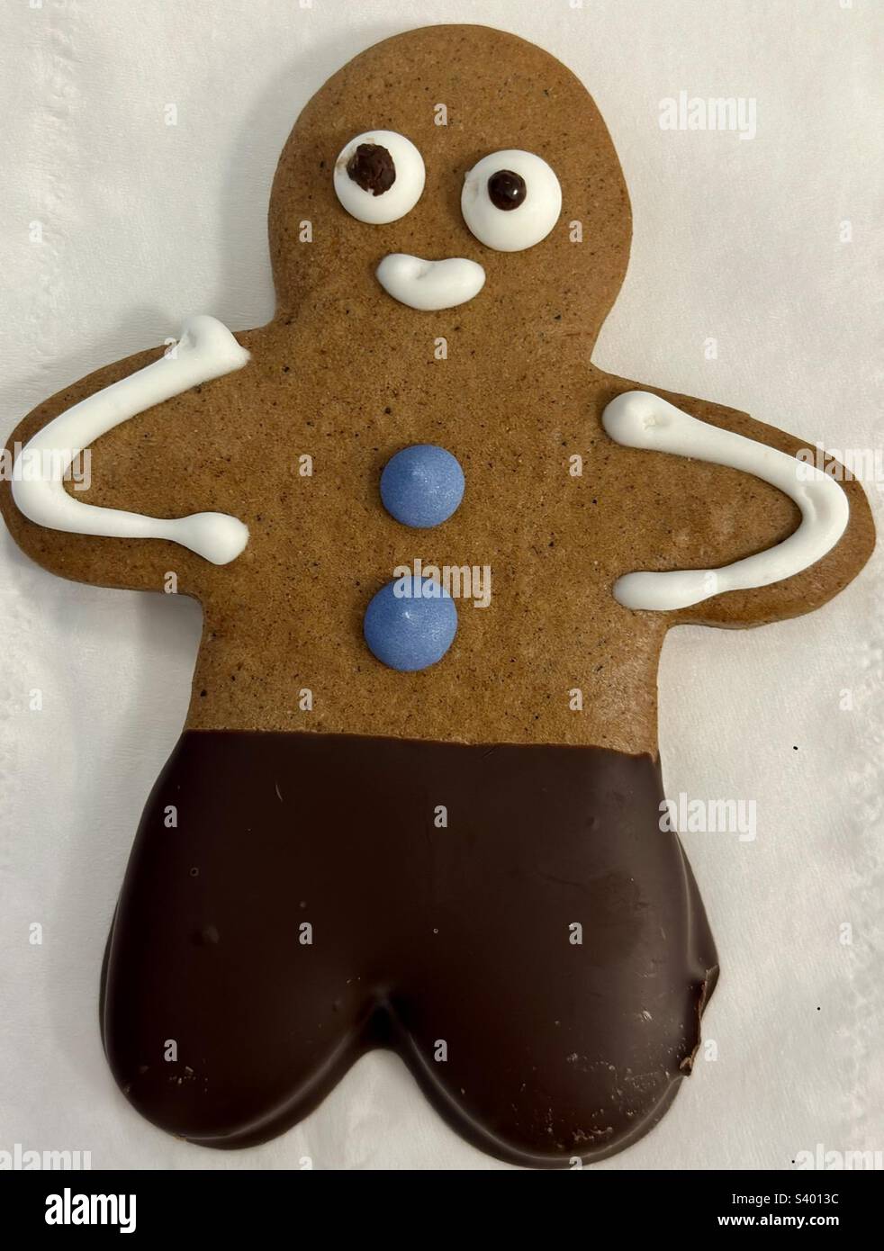Gingerbread man - Smartphone Captured Stock Image