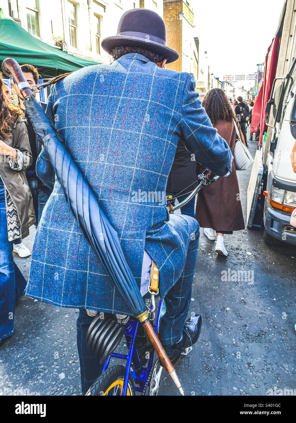 Portobello road, London - Smartphone Captured Stock Image