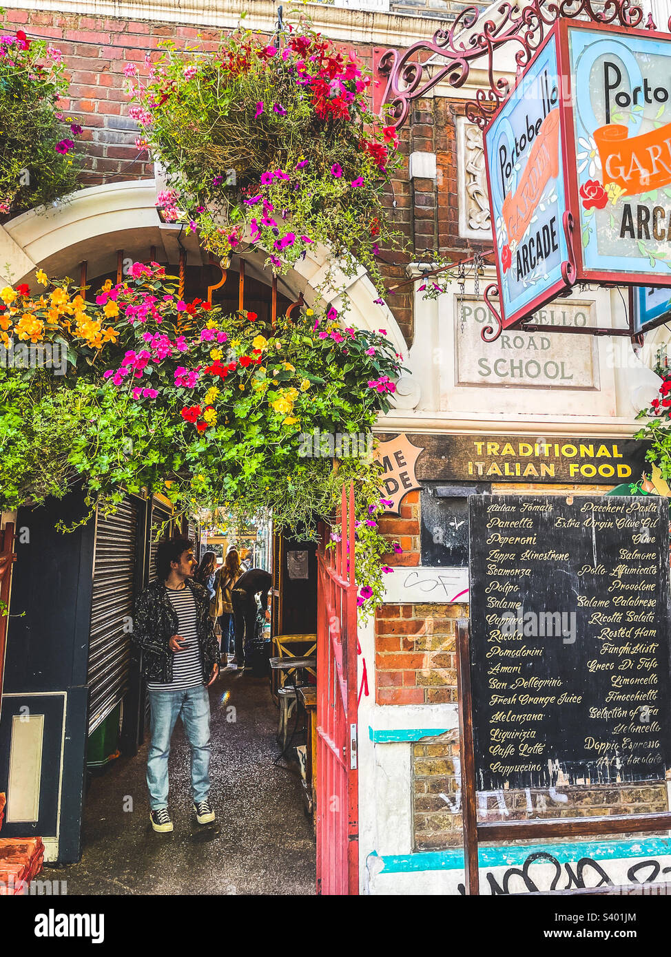 Portobello road, London Stock Photo Alamy